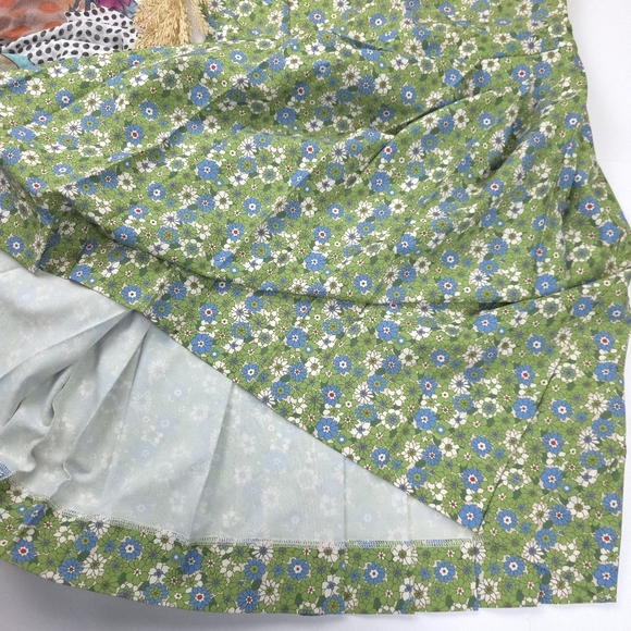 Tory Burch Floral Multi-colored  Sleeveless Pleated Travel Dress. Sz S - Picture 9 of 16